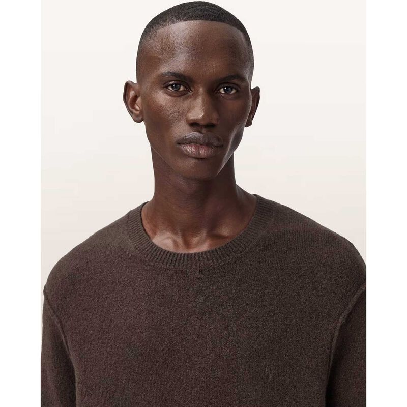 AllSaints Statten Ramskull Crew Neck Jumper image number 2